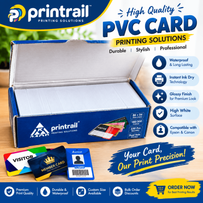 Blank White PVC Card | PVC Cards for Inkjet Printers